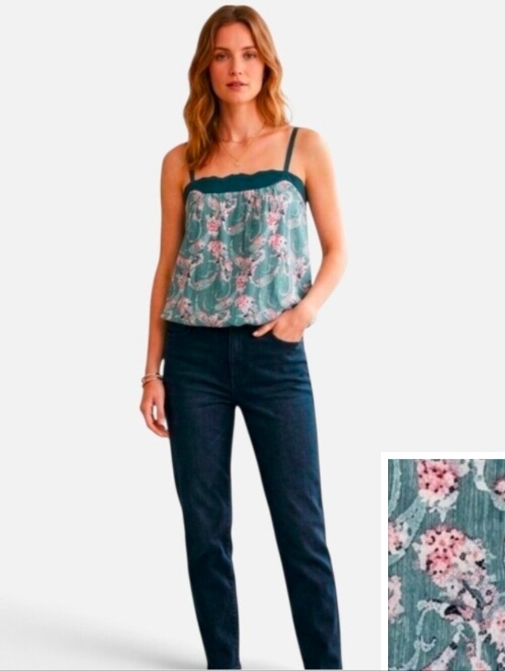 FREE PEOPLE sheer cami size small vintage FP